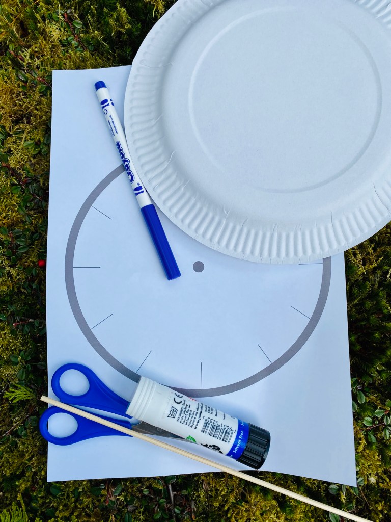 Resources for a homemade sundial