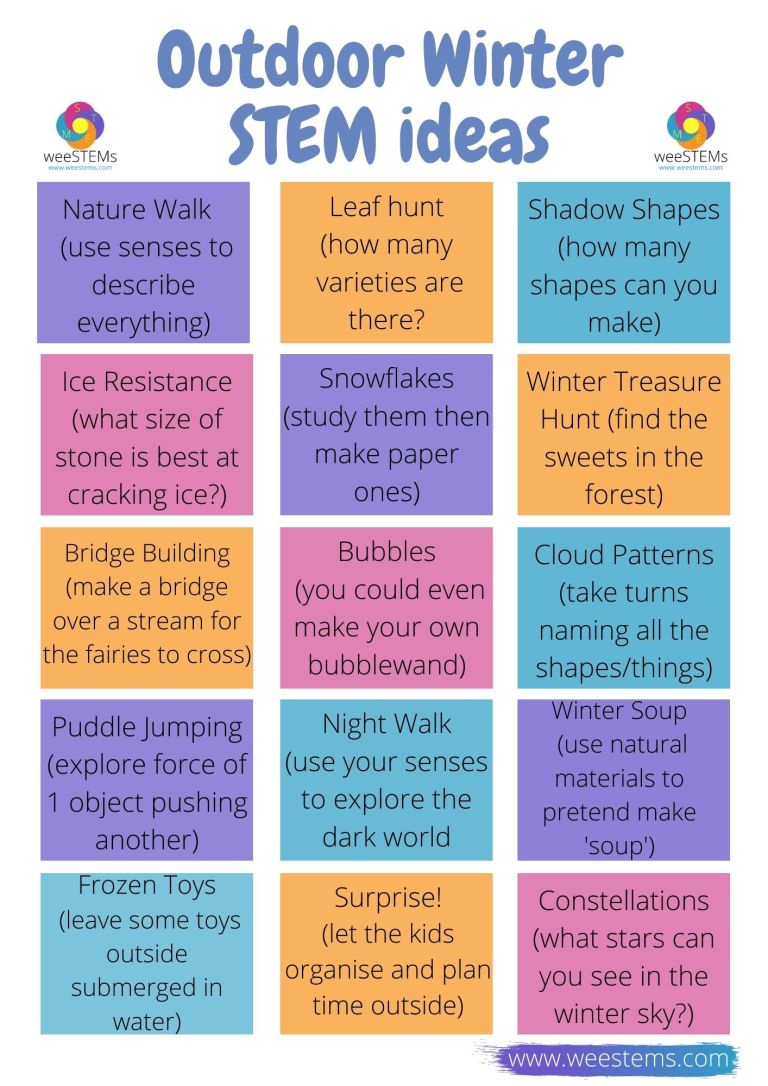 Fun and easy ways to get outside with kids – weeSTEMs